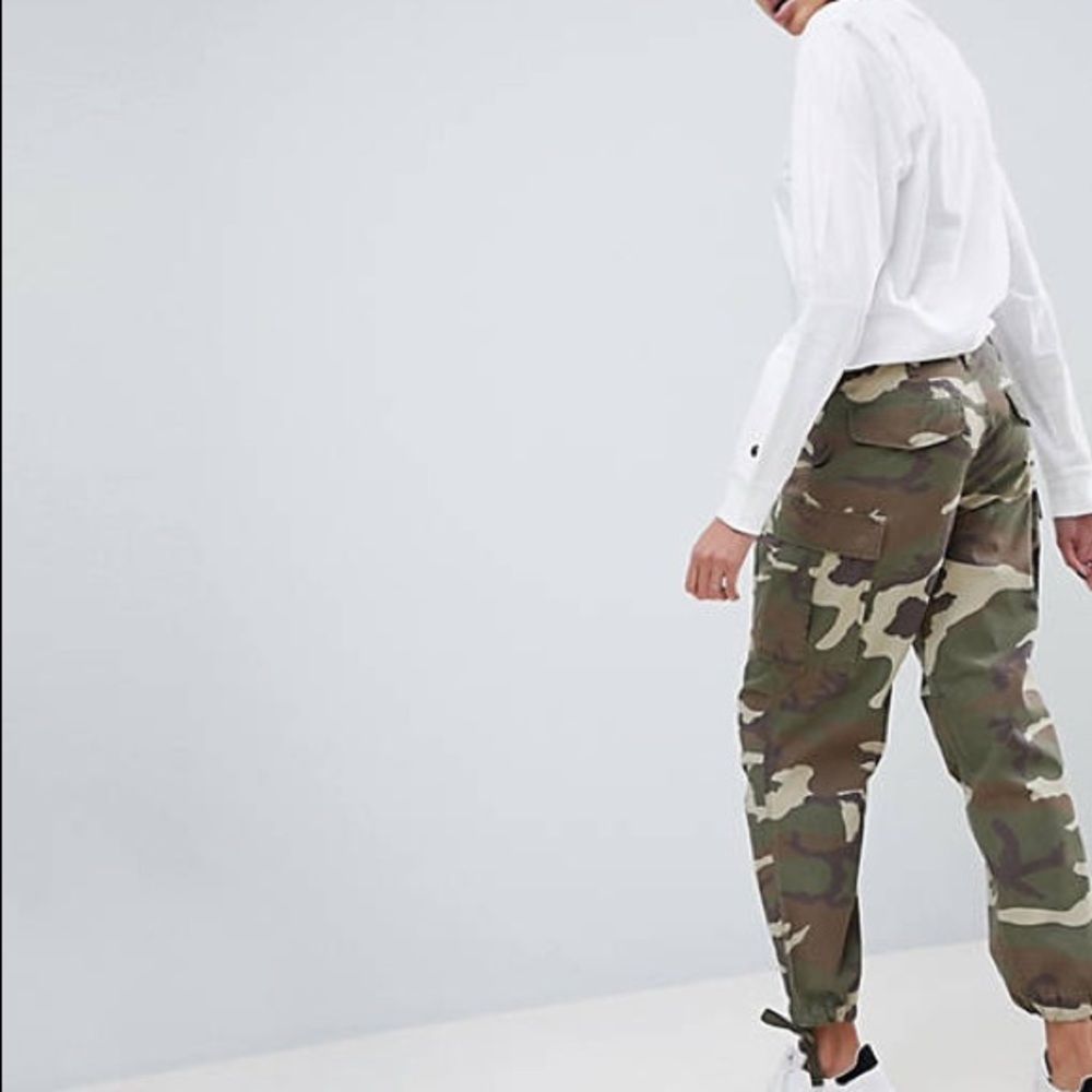 ASOS Camouflage Cargo Pants Size 14